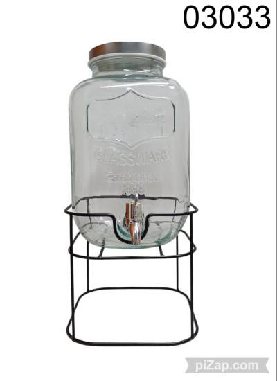 Imagen de FRASCO DISPENSER CON BASE METALICA 4LT 4.26